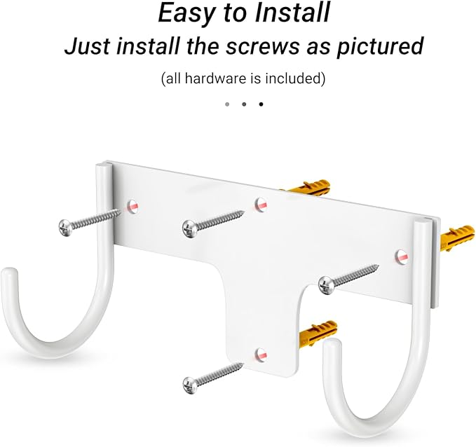 ORLESS Ironing Board Holder Wall Mount, Ironing Board Hanger, Iron Board Holder - Image 5