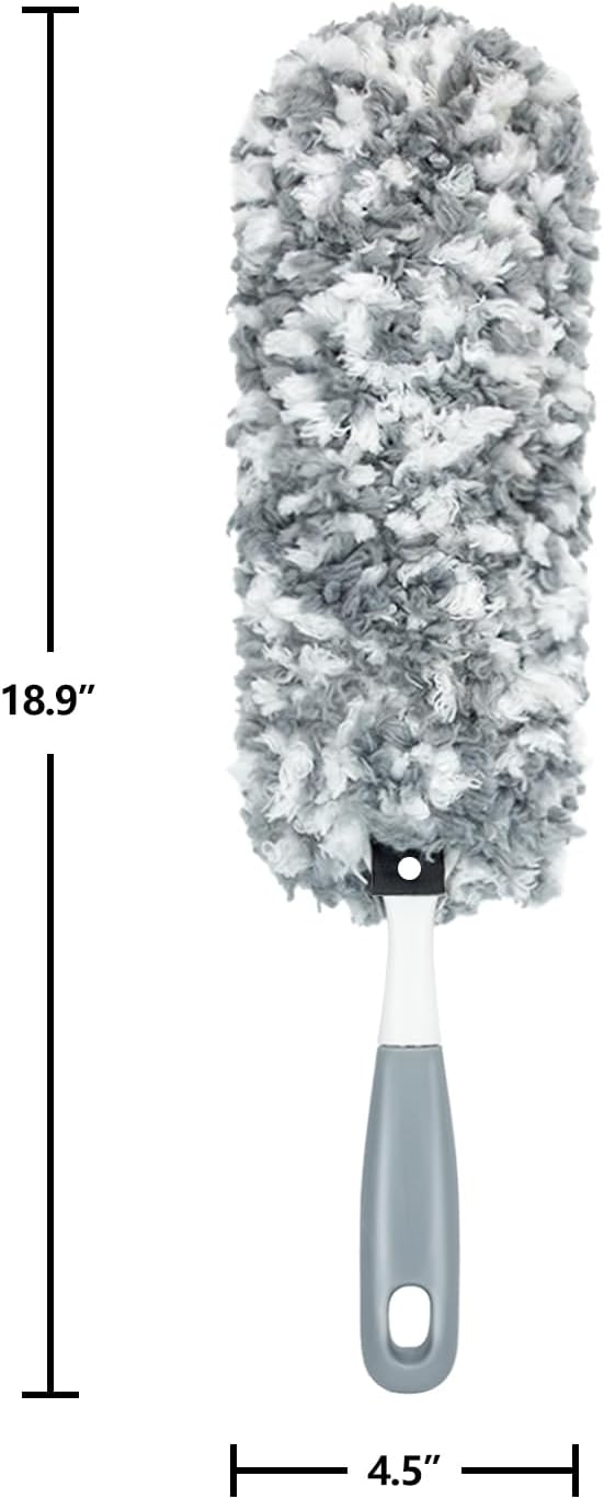 Microfiber Duster with an Extra Washable and Reusable Duster Head, Microfiber - Image 7