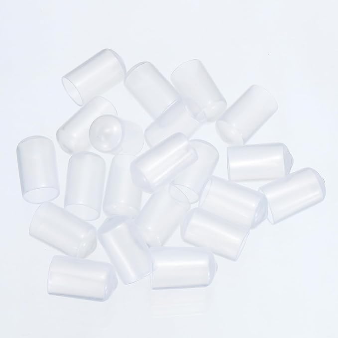 uxcell 20pcs Rubber End Caps 12mm ID Vinyl PVC Round Tube Bolt Cap Cover Screw - Image 4