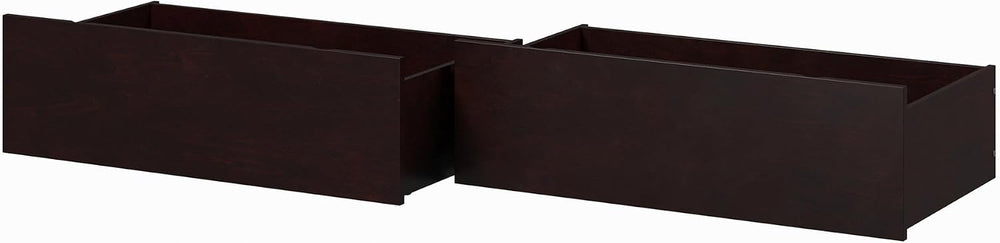 AFI Queen/King/Twin XL Under Bed Storage Drawers (Set of 2), Espresso