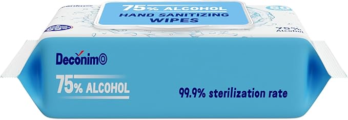 Advanced Large 75% Alcohol Hand Sanitizing Wipes, 4 Packs of 50 - Image 6