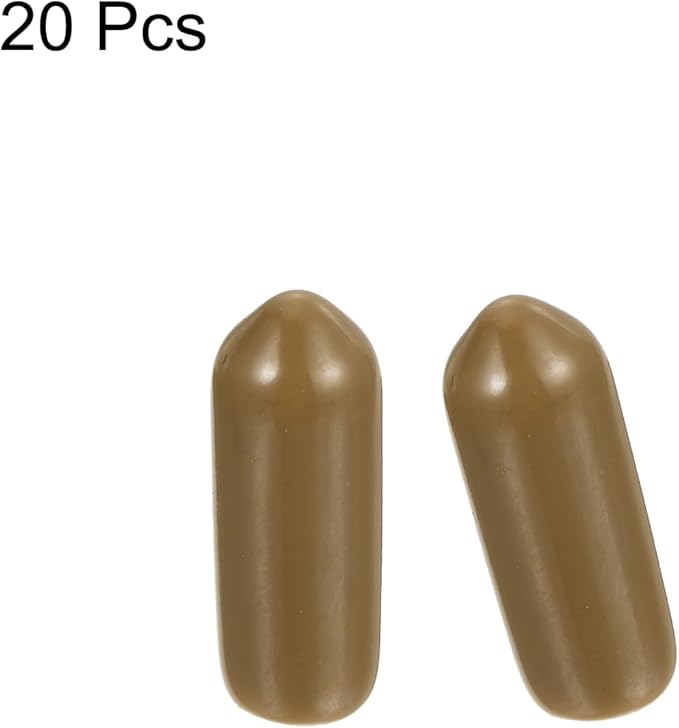 uxcell 20pcs Rubber End Caps 5mm ID Vinyl PVC Round Tube Bolt Cap Cover Screw - Image 2