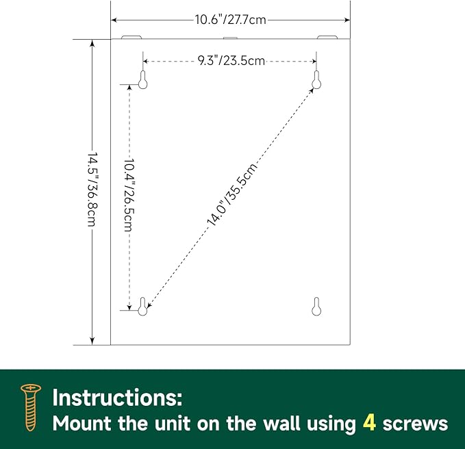Commercial Paper Towel Dispenser Wall Mount 400-Sheet Capacity Brushed - Image 6