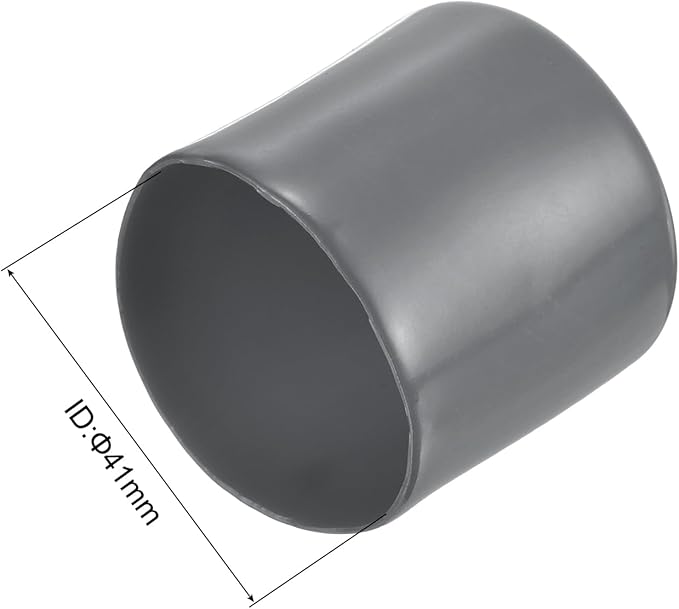 uxcell 20pcs Rubber End Caps 41mm ID Vinyl Round Tube Bolt Cap Cover Thread - Image 3