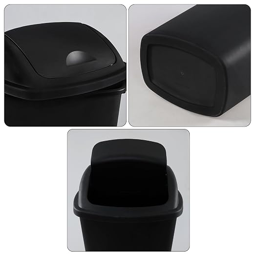 13 Gallon Plastic Trash Can - Image 3