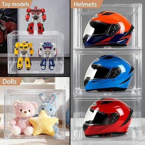 5 Pack XXX-Large Tall BootOrganizer, 17.3x13x13'' Acrylic Display Case