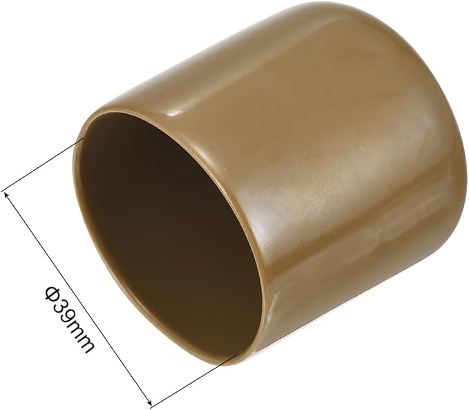 uxcell 20pcs Rubber End Caps 39mm ID Vinyl PVC Round Tube Bolt Cap Cover Screw - Image 3