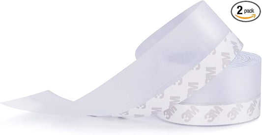 TAROSE Weather Stripping, 33 Feet Weather Seal Strip, Adhesive Silicone Tape by TAROSE