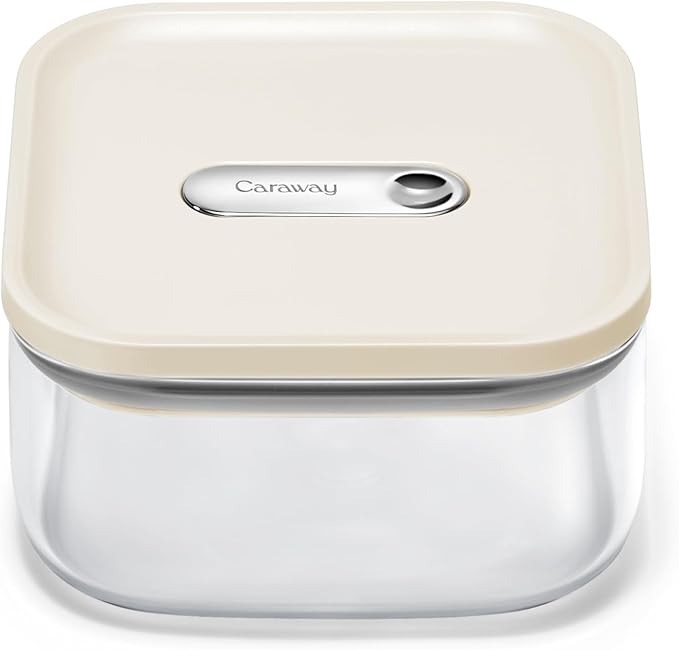 Caraway 1qt Glass Airtight Food Storage Container by Caraway