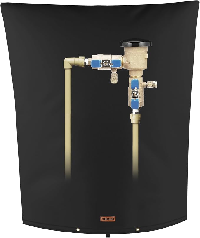 Backflow Preventer Pipe Insulation Cover by TOHONFOO