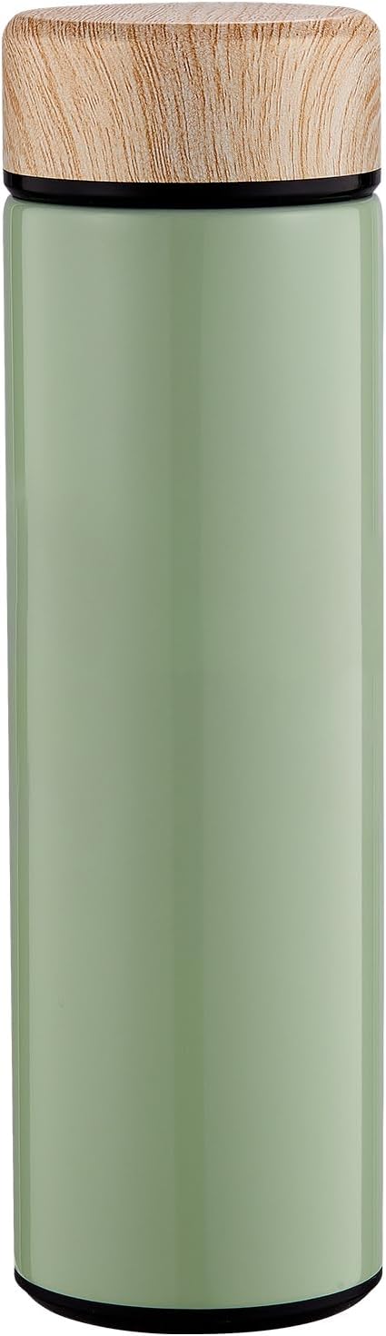 15oz Water Bottle Stainless Steel Thermos Flask by Boenkush