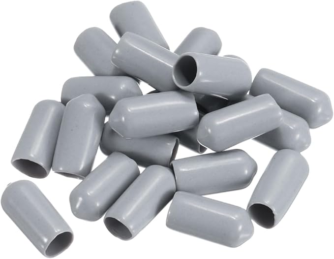 uxcell 20pcs Rubber End Caps 7mm ID Vinyl PVC Round Tube Bolt Cap Cover Screw - Image 4