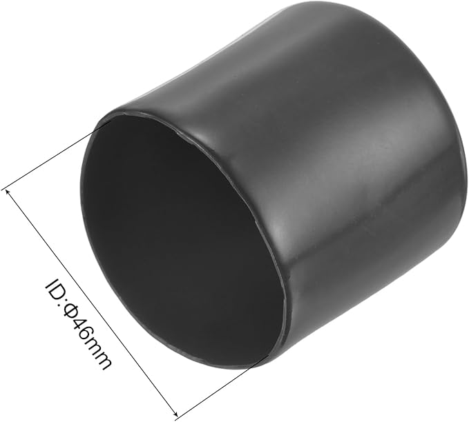 uxcell 20pcs Rubber End Caps 46mm ID Vinyl Round Tube Bolt Cap Cover Thread - Image 3