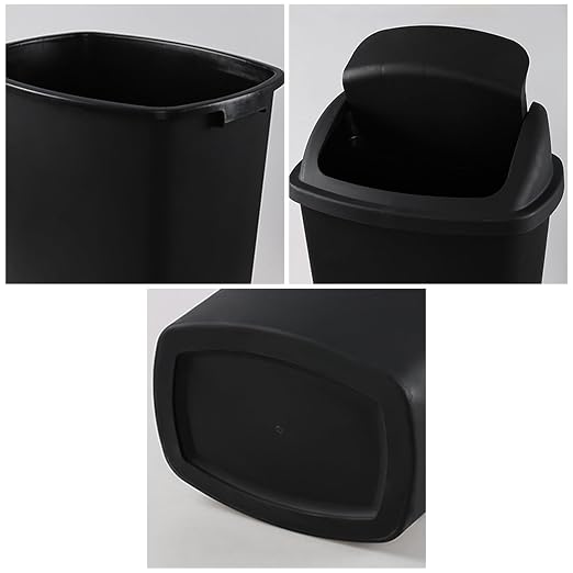 19 Gallon Kitchen Waste Bin, Large Plastic Trash Can, Holds 70 Liters - Image 3