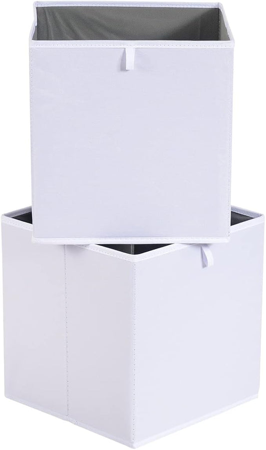 Amazon Basics Cube Organizer Bins, Collapsible Storage Baskets - Image 2