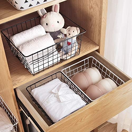 Kitchen Wire Baskets Farmhouse Decor Metal Food Storage Organizer, Household - Image 4