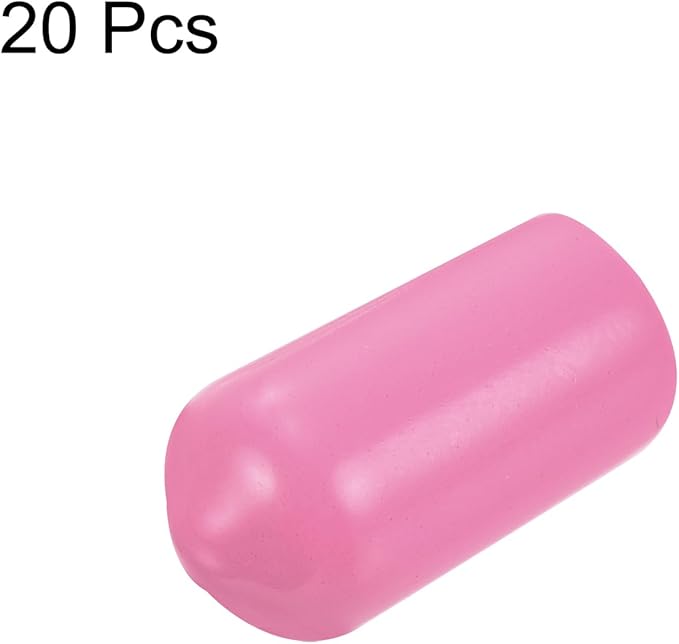 uxcell 20pcs Rubber End Caps 8mm ID Vinyl PVC Round Tube Bolt Cap Cover Screw - Image 2