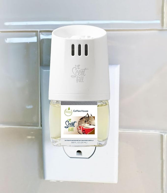 Scent Fill Coffee House Plug in Air Freshener, Scented Oil Refills, 2 Refills + - Image 2