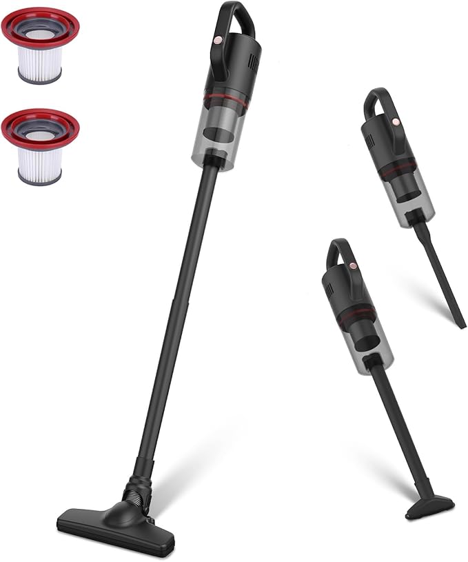 Cordless Vacuum Cleaner Lightweight Hand-held Stick Vacuum Small Vacuum by Makethehomemorebeautiful