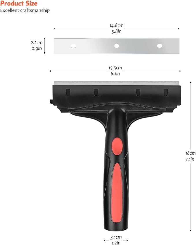 EHDIS Razor Blade Scraper, Sticker from Window, Stove Top - Image 9