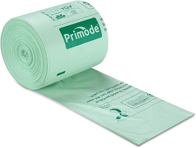 Primode 100% Compostable Bags, 4 Gallon Food Scraps Yard Waste Bags, Extra - Image 6