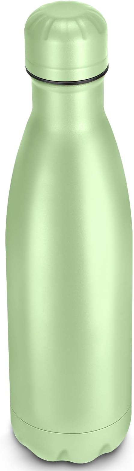 17oz Cola-Bottle Shaped Stainless Steel Leak-proof Water Bottle, Double Wall by Unknown
