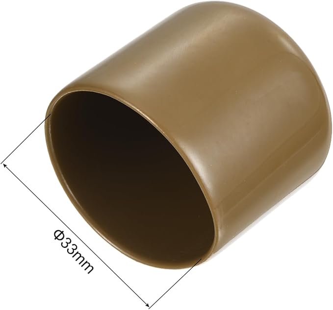 uxcell 20pcs Rubber End Caps 33mm ID Vinyl PVC Round Tube Bolt Cap Cover Screw - Image 3
