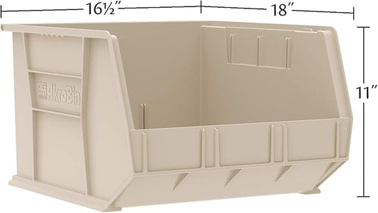 Akro-Mils 30270 AkroBins Plastic Storage Bins, Space-Saving Stackable Bins - Image 2