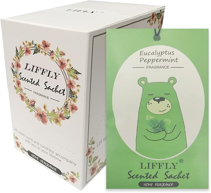 14 PCS Eucalyptus Peppermint Scented Sachets by LIFFLY