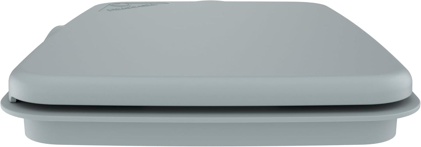 Rev-A-Shelf Gray Polymer Bi-Directional Lid 35 and 50 qt. Waste Containers