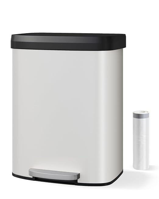 Garvee 16 Gallon / 60 Liter Metal Trash Can - Image 7