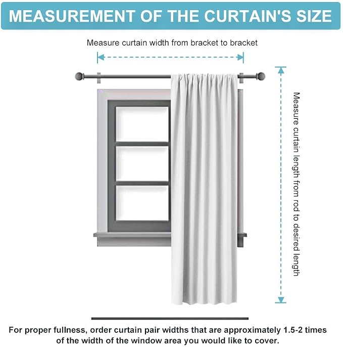 RYB HOME Blackout Curtains for Bedroom, Window Shades Thermal Insulating - Image 7
