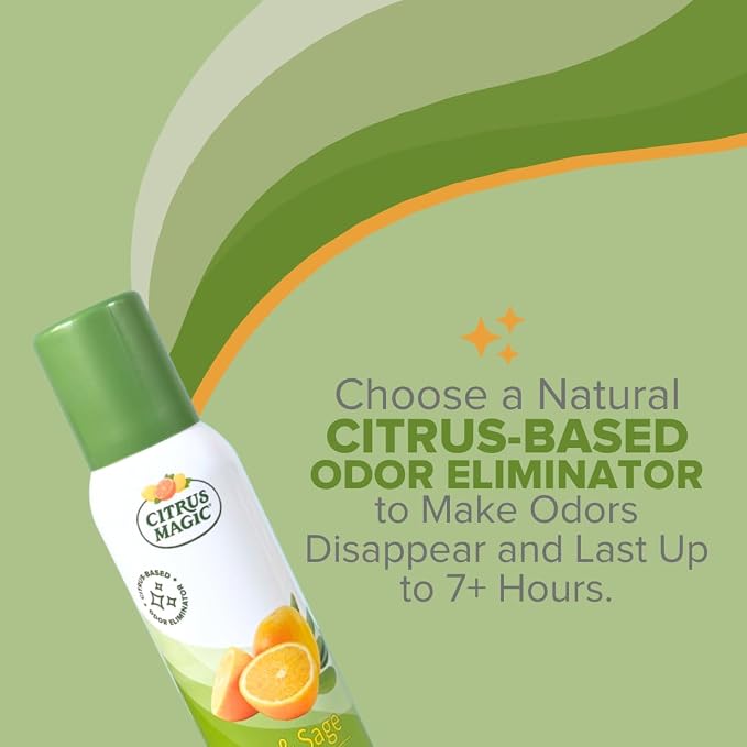 Citrus Magic Odor Eliminating Air Freshener Spray, Citrus and Sage - Image 5