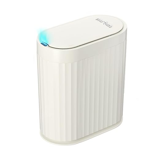 MRBIN Small Trash Can for Bathroom, Automatic Touch Less Garbage Bin - Image 8