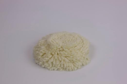 PMD Products 5pk 3" Inch Buffer Polish Pads Long Natural Wool Hook and Loop - Image 6