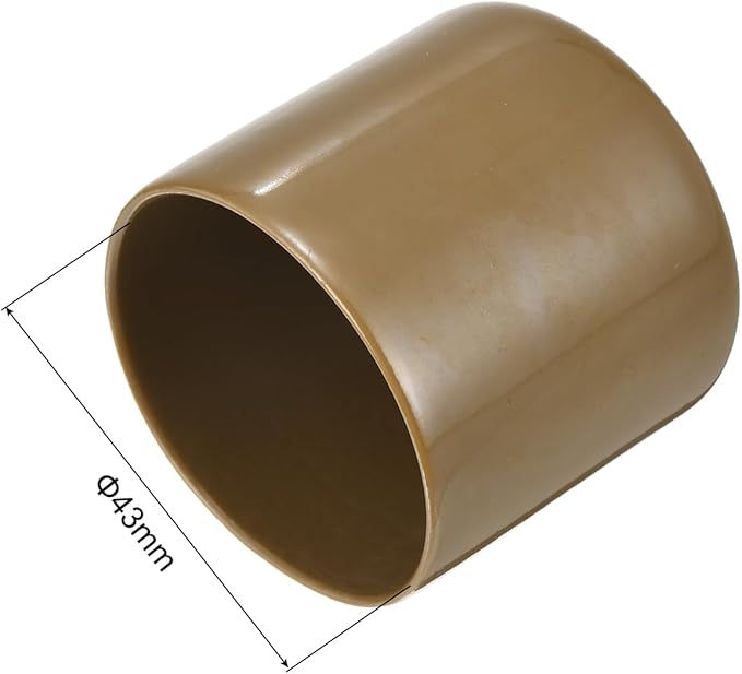 uxcell 20pcs Rubber End Caps 43mm ID Vinyl PVC Round Tube Bolt Cap Cover Screw - Image 3
