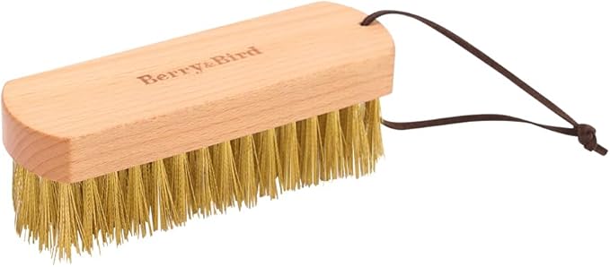 Berry&Bird Brass Brush, Ashwood Premium Brass Wire Brush by BerryBird