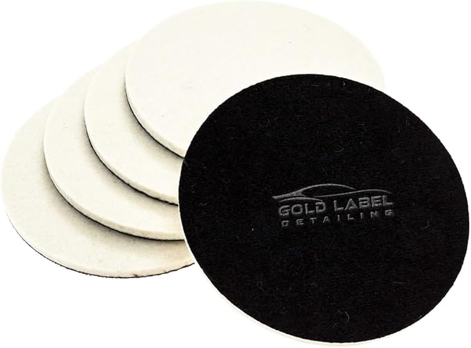 Glass Polishing Pad Discs for Use by Gold+Label+Detailing