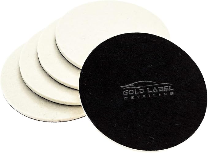 Glass Polishing Pad Discs for Use by Gold+Label+Detailing