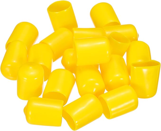 uxcell 20pcs Rubber End Caps 15mm ID Vinyl PVC Round Tube Bolt Cap Cover Screw - Image 4