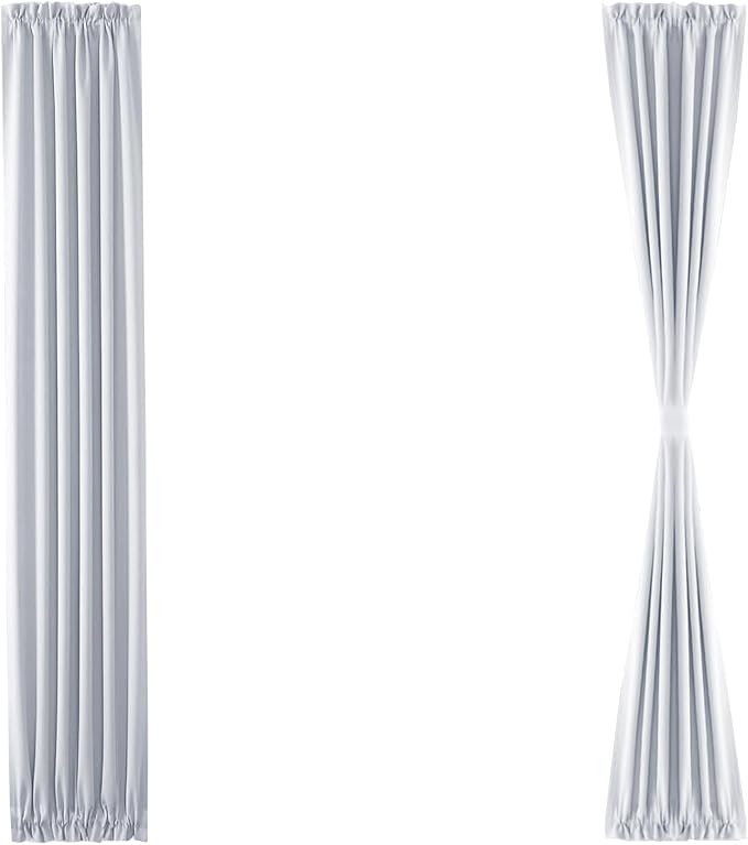 DWCN French Door Curtains – Rod Pocket Thermal Curtain - Image 7