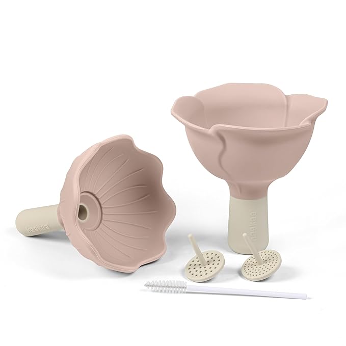 Haakaa Silicone Flower Funnel Set – Dual-Size Silicone Funnels by haakaa