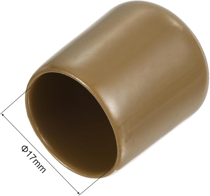 uxcell 20pcs Rubber End Caps 17mm ID Vinyl PVC Round Tube Bolt Cap Cover Screw - Image 3