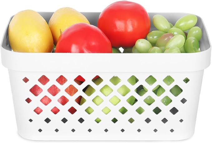 Glad Plastic Baskets for Organizing, Linen Closet, and Bathroom | Nesting Shelf - Image 4