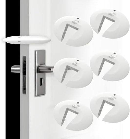 Silicone Door Pinch Guard and Door Slam Stopper, Durable Finger Pinch Guard by Neobay