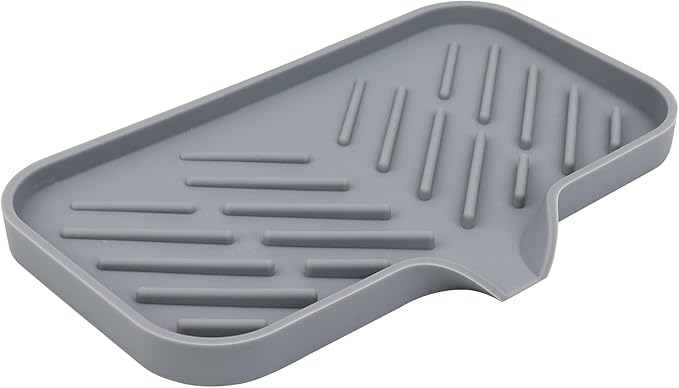 Yasmen Silicone Bathroom Soap Dishes, Sink Sponge Holder by YASMEN