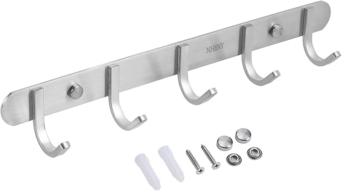 Coat Hook Rack Hanger –Towel Hook Rail - Image 3