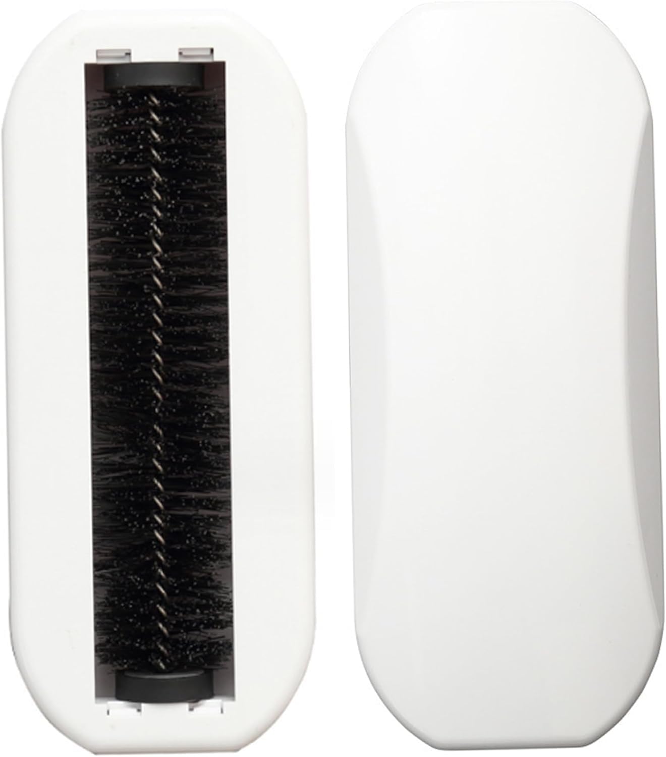 Multi-Functional Table Crumb Sweeper, Handy Rolling Bed Sweeping Brush, Handheld Crumb Sweeper, Soft Bristles Debris Collector for Table, Mat, Bed Sheets, Sofas, Clothes Cleaning Brush (White)