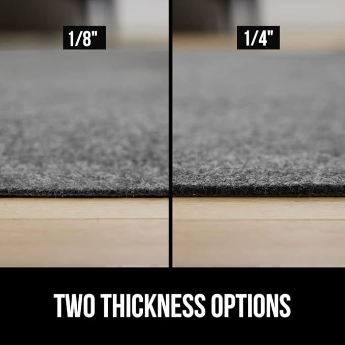 GORILLA GRIP Felt and Natural Rubber Stay in Place Slip Resistant Rug Pad - Image 6