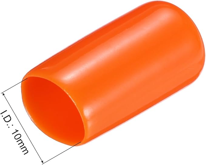uxcell 20pcs Rubber End Caps 10mm ID Vinyl PVC Round Tube Bolt Cap Cover Screw - Image 3